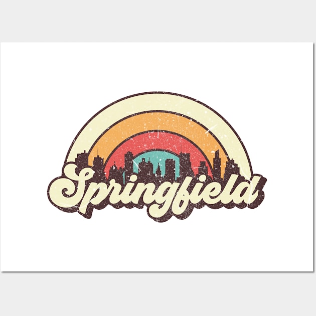 Springfield city gift Wall Art by SerenityByAlex